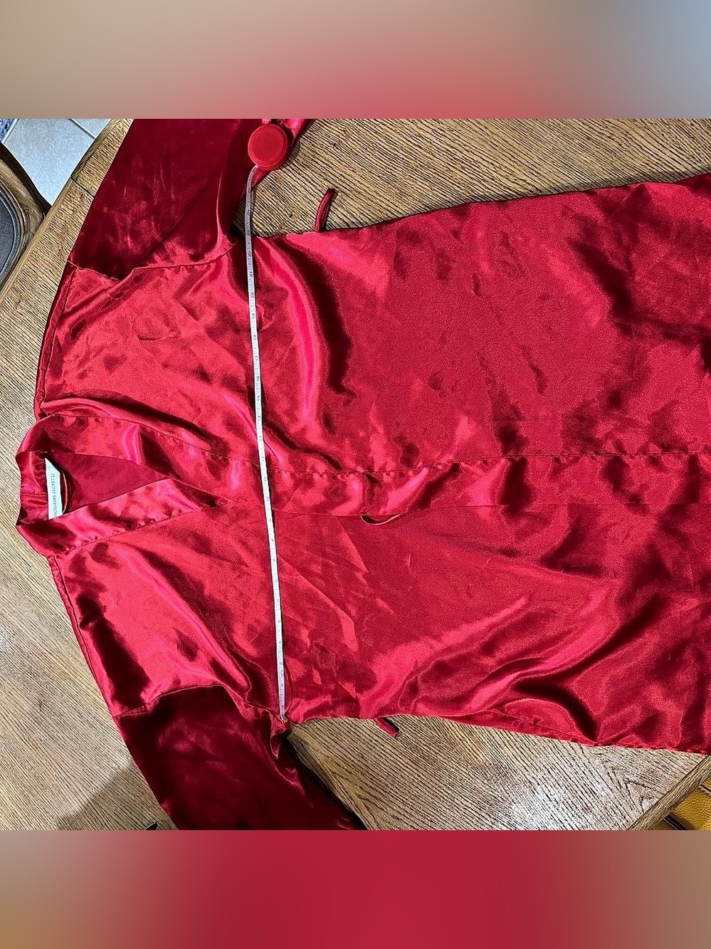 Victoria's Secret Red Satin Robe